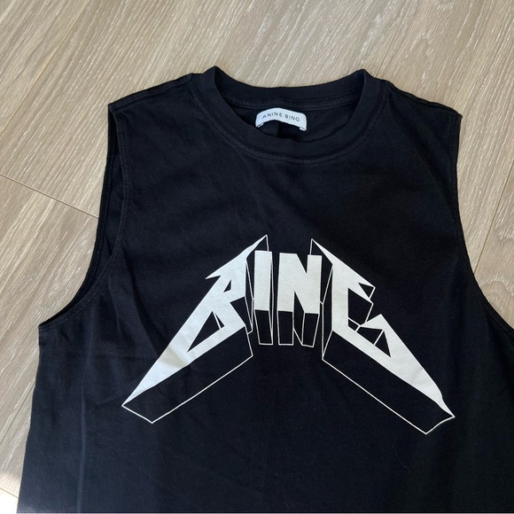 Anine Bing Black Small Tank - Picture 4 of 5